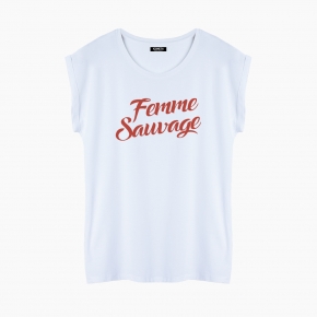 Camiseta FEMME SAUVAGE relaxed fit mujer
