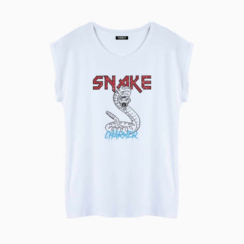 SNAKE CHARMER T-Shirt relaxed fit woman