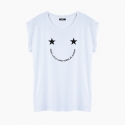 Camiseta SMILING relaxed fit mujer