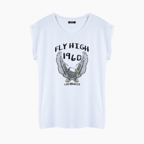 Camiseta FLY HIGH relaxed fit mujer