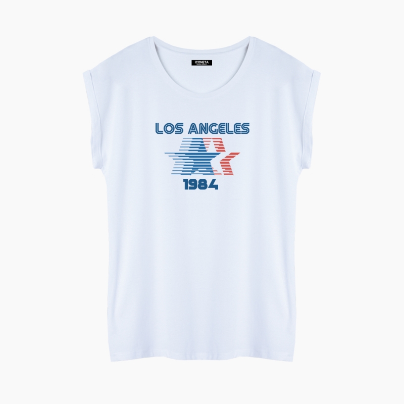 LOS ANGELES 1984 T-Shirt relaxed fit woman