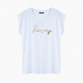 CHAIN OF LOVE T-Shirt relaxed fit woman