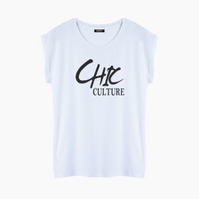 Camiseta CHIC CULTURE relaxed fit mujer