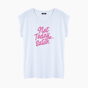 Camiseta NOT TODAY relaxed fit mujer