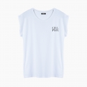 Camiseta GRL PWR relaxed fit mujer