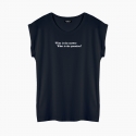 WINE IS THE ANSWER T-Shirt relaxed fit woman