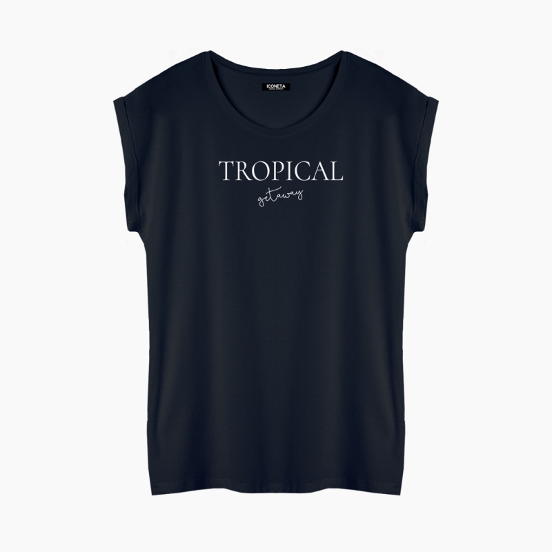 TROPICAL T-Shirt relaxed fit woman
