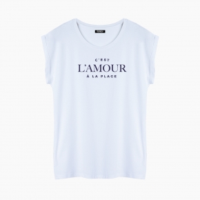 Camiseta L'AMOUR relaxed fit mujer