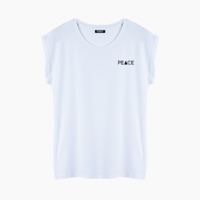 Camiseta PEACE relaxed fit mujer