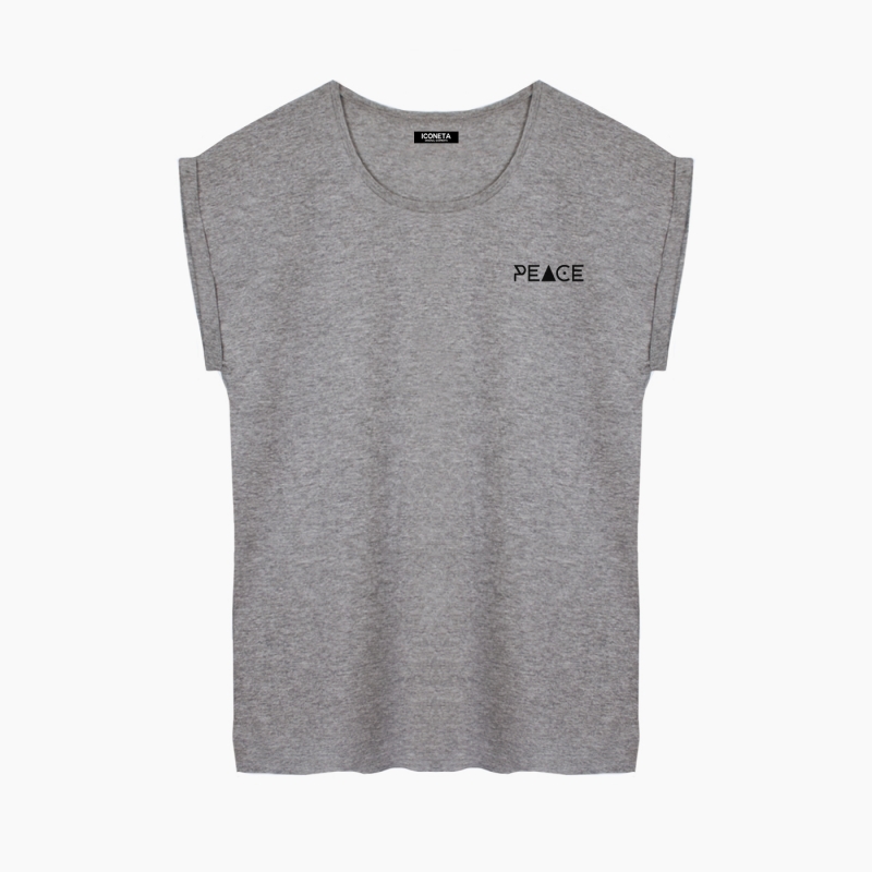 Camiseta PEACE relaxed fit mujer