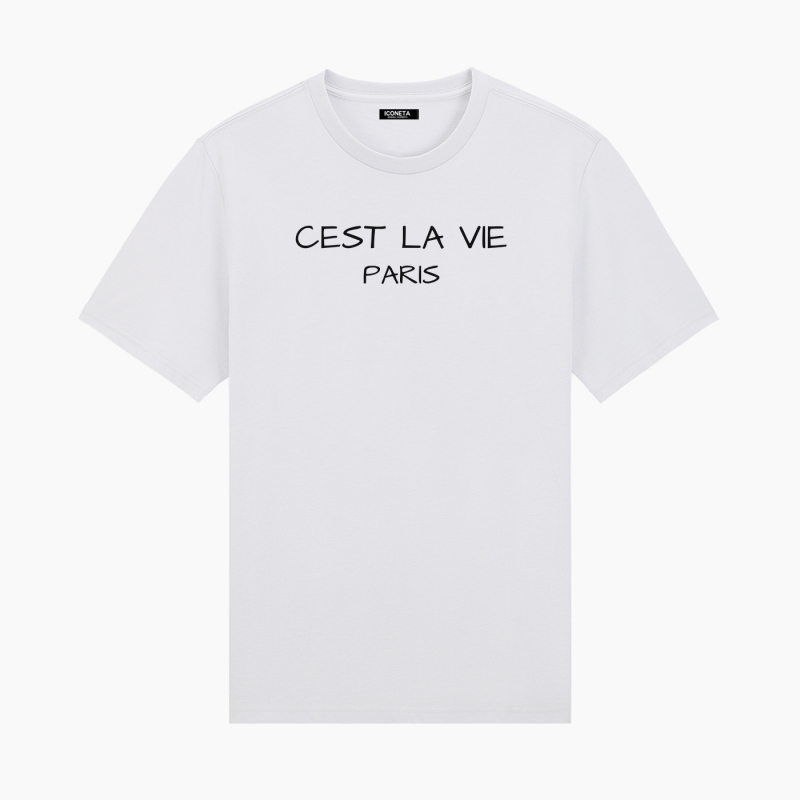 ICONETA | Camiseta CEST LA VIE PARIS mujer