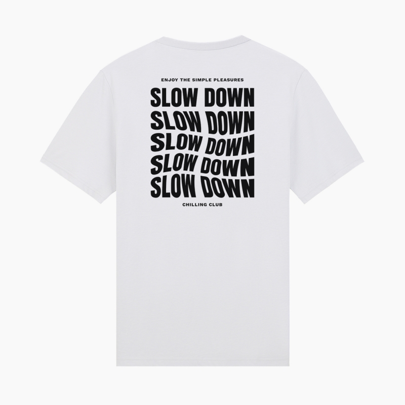 Camiseta SLOW DOWN unisex