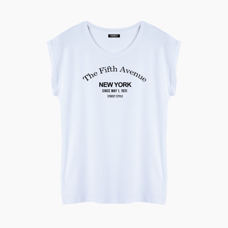 Camiseta FIFTH AVENUE relaxed fit mujer
