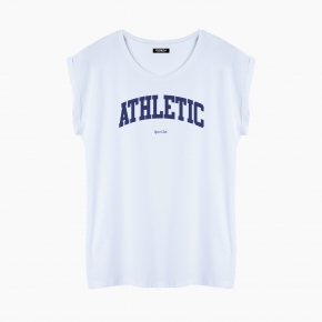 BLUE ATHLETIC T-Shirt relaxed fit woman