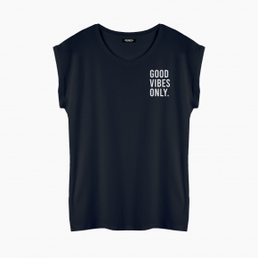 GOOD VIBES ONLY T-Shirt relaxed fit woman